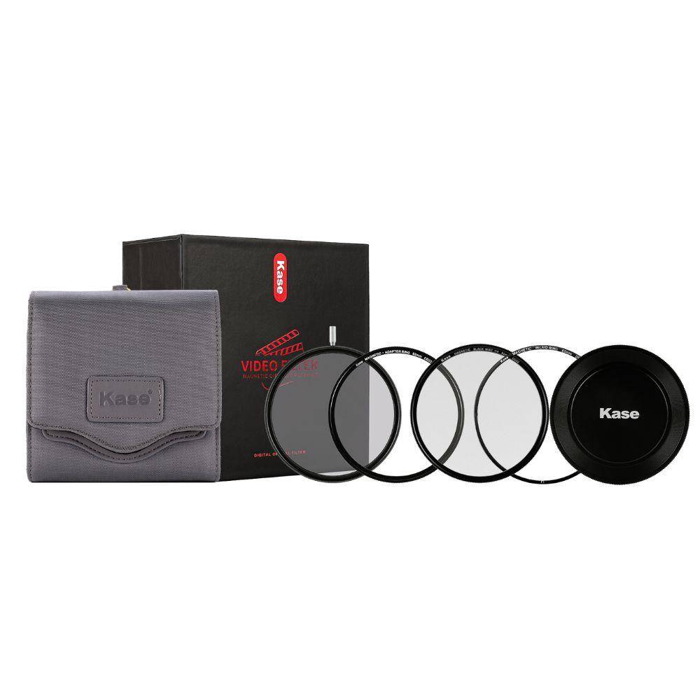 KW Revolution Magnetisches Video Filter Set mit variablem Polfilter und Black Mist 1/4 Filter KW Revolution Magnetisches Video Filter Set mit variablem Polfilter und Black Mist 1/4 Filter