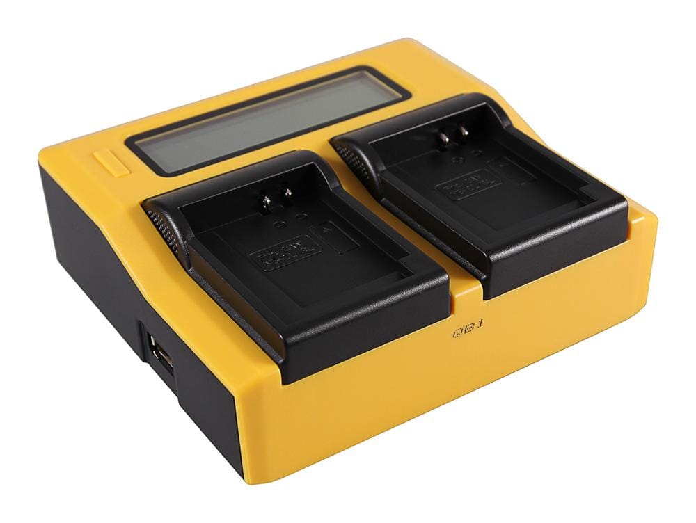 PATONA Dual LCD USB Ladegerät für Canon NB12L NB13L Legria Mini X PowerShot G1 X Mark