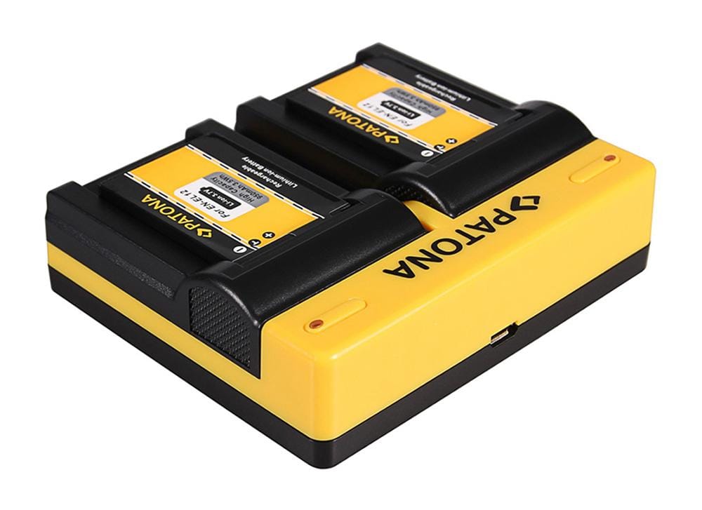 PATONA Dual Ladegerät für Nikon EN-EL12 Coolpix AW100 AW110 P300 P310 P330 S1000pj inkl. Micro-USB Kabel PATONA Dual Ladegerät für Nikon EN-EL12 Coolpix AW100 AW110 P300 P310 P330 S1000pj inkl. Micro-USB Kabel