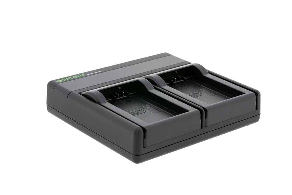 PATONA Premium Dual PD Performance Ladegerät für Canon BP-110 inkl. USB‑C Input/Output