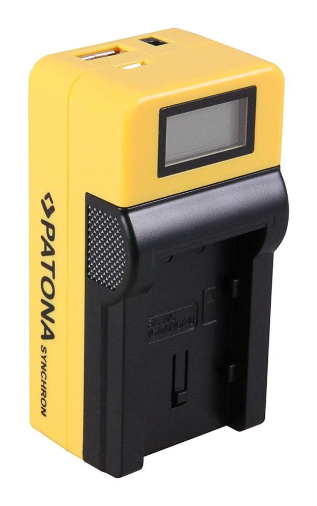 PATONA Synchron USB Ladegerät für JVC AAVG1 AA-VG1 AAVG1E mit LCD-Display PATONA Synchron USB Ladegerät für JVC AAVG1 AA-VG1 AAVG1E mit LCD-Display