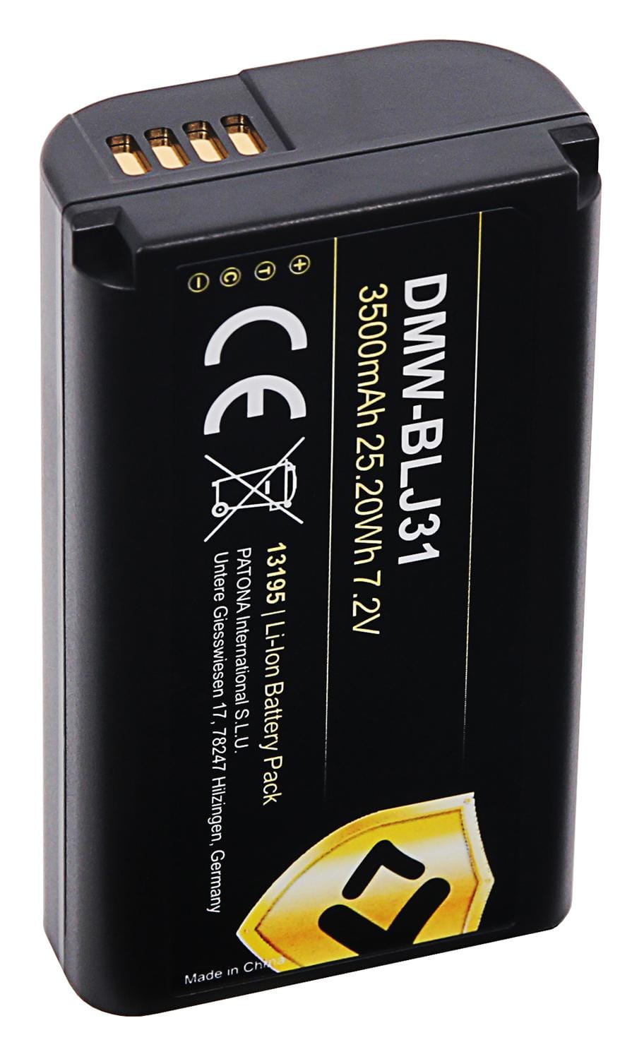 PATONA PROTECT Akku für Panasonic DMW-BLJ31 Lumix DC-S1 DC-S1R DC-S1H PATONA PROTECT Akku für Panasonic DMW-BLJ31 Lumix DC-S1 DC-S1R DC-S1H