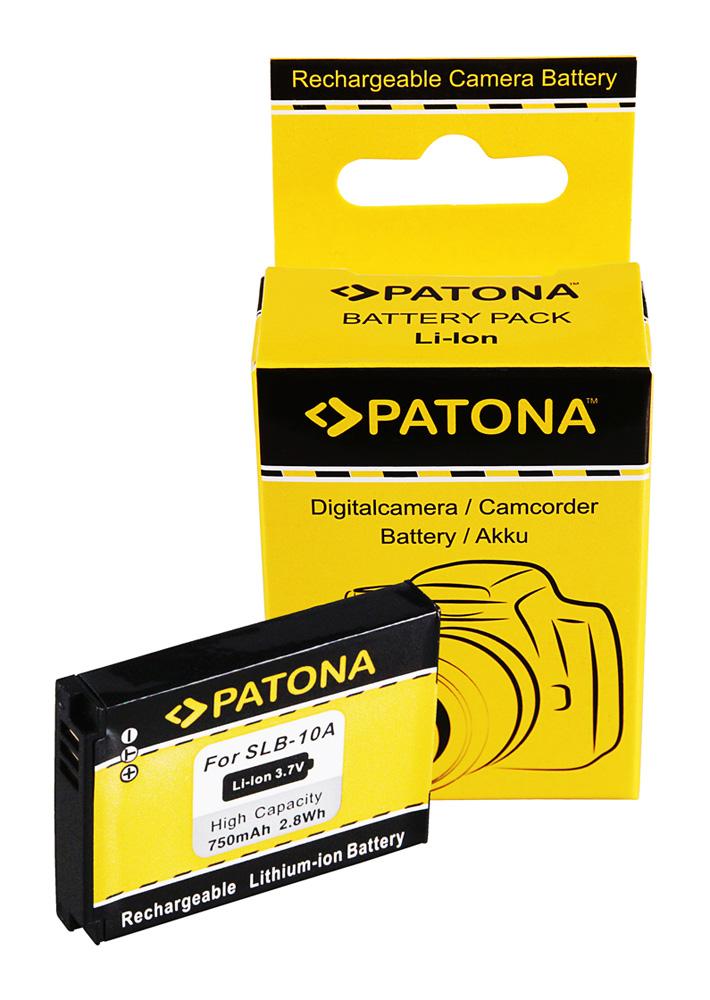 PATONA Akku für Samsung Digimax ES50 ES55 IT100 L100 SLB-10 SLB10a PATONA Akku für Samsung Digimax ES50 ES55 IT100 L100 SLB-10 SLB10a