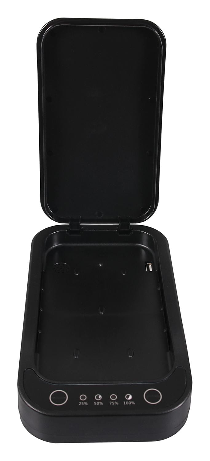 PATONA Mobiles Sterilisationsgerät VM2 für Uhren Schmuck Smartphones und mehr – Schwarz