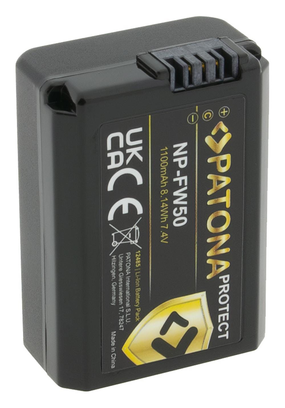 PATONA PROTECT Akku für Sony NP-FW50 NEX.3 NEX.3C NEX.5 NEX.5A RX1R III DSC-RX1RM3 PATONA PROTECT Akku für Sony NP-FW50 NEX.3 NEX.3C NEX.5 NEX.5A RX1R III DSC-RX1RM3