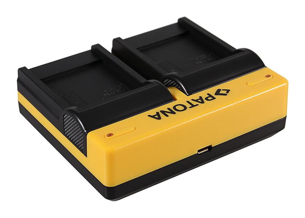 PATONA Dual Ladegerät für Samsung SLB-07A TL TL100 TL210 TL220 TL225 TL90 PL150 inkl. Micro-USB