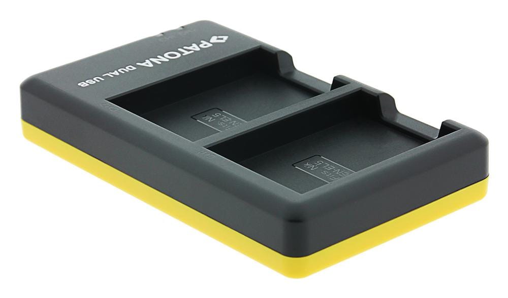 PATONA Dual Schnell-Ladegerät für Nikon EN-EL5+ ENEL5 inkl. USB-C Kabel