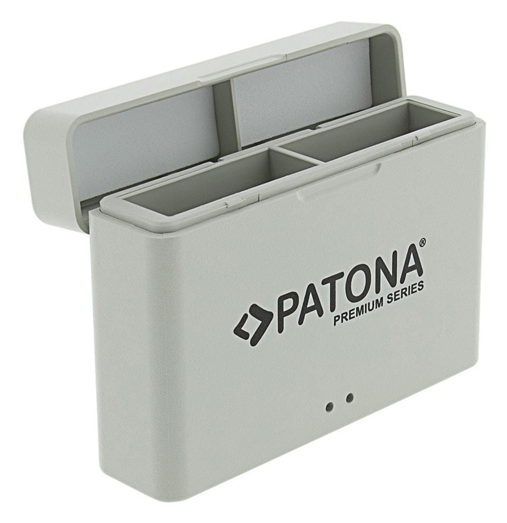 PATONA Premium Dual Charger Ladebox für DJI Osmo Action 3 4 und 5 inkl. USB-C Kabel PATONA Premium Dual Charger Ladebox für DJI Osmo Action 3 4 und 5 inkl. USB-C Kabel