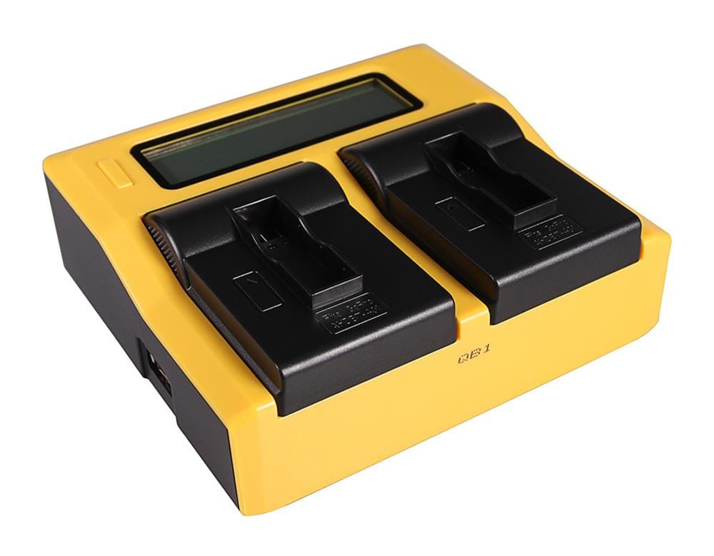 PATONA Dual LCD USB Ladegerät für GoPro AHDBT-401 Hero4 Black Edition und Hero5 Black