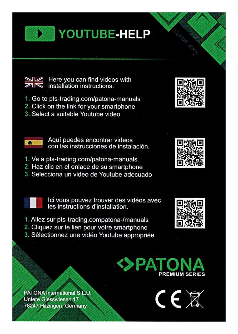 PATONA Premium Akku für Apple iPhone SE 616-00107 inkl. Werkzeugset