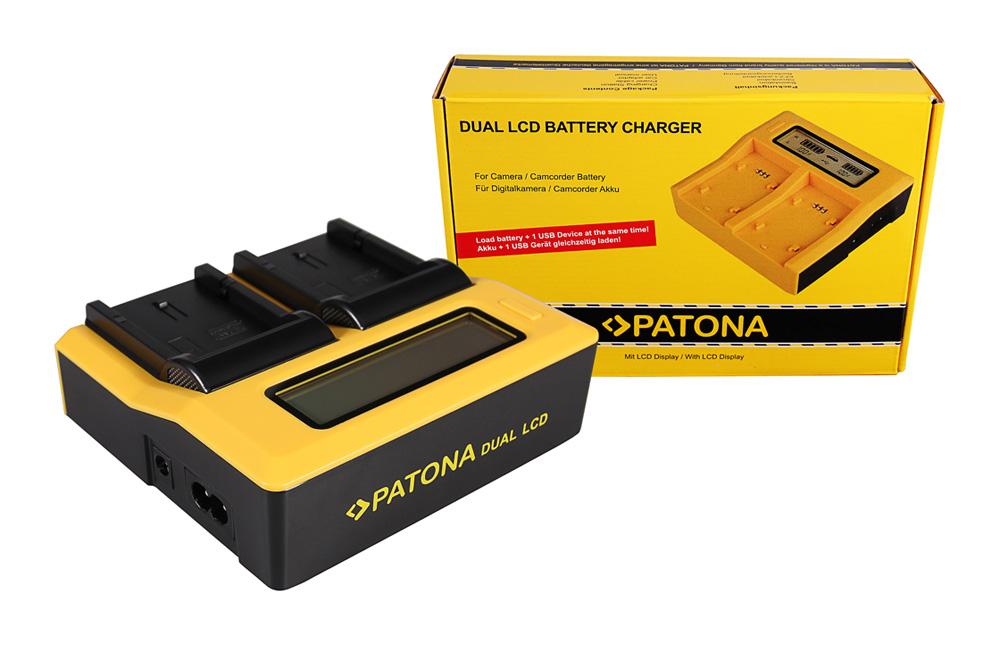 PATONA Dual LCD USB Ladegerät für Panasonic CGAS002 CGA-S002 CGAS002A CGA-S002A PATONA Dual LCD USB Ladegerät für Panasonic CGAS002 CGA-S002 CGAS002A CGA-S002A