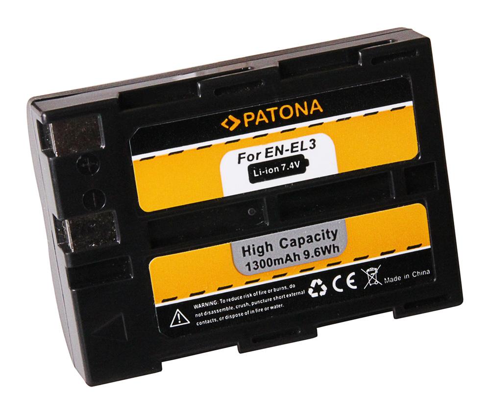 PATONA Akku für Nikon EN-EL3 D50 D70 D100 SLR SD9 PATONA Akku für Nikon EN-EL3 D50 D70 D100 SLR SD9