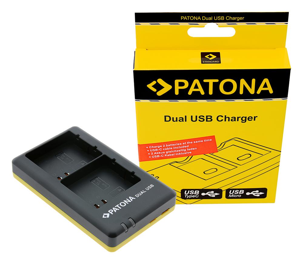PATONA Dual USB Ladegerät für Arlo A-7A A-14 Pro 3 Pro 4 FB-1001 2GB VML2030 Ultra 2 inkl. USB‑C Kabel PATONA Dual USB Ladegerät für Arlo A-7A A-14 Pro 3 Pro 4 FB-1001 2GB VML2030 Ultra 2 inkl. USB‑C Kabel