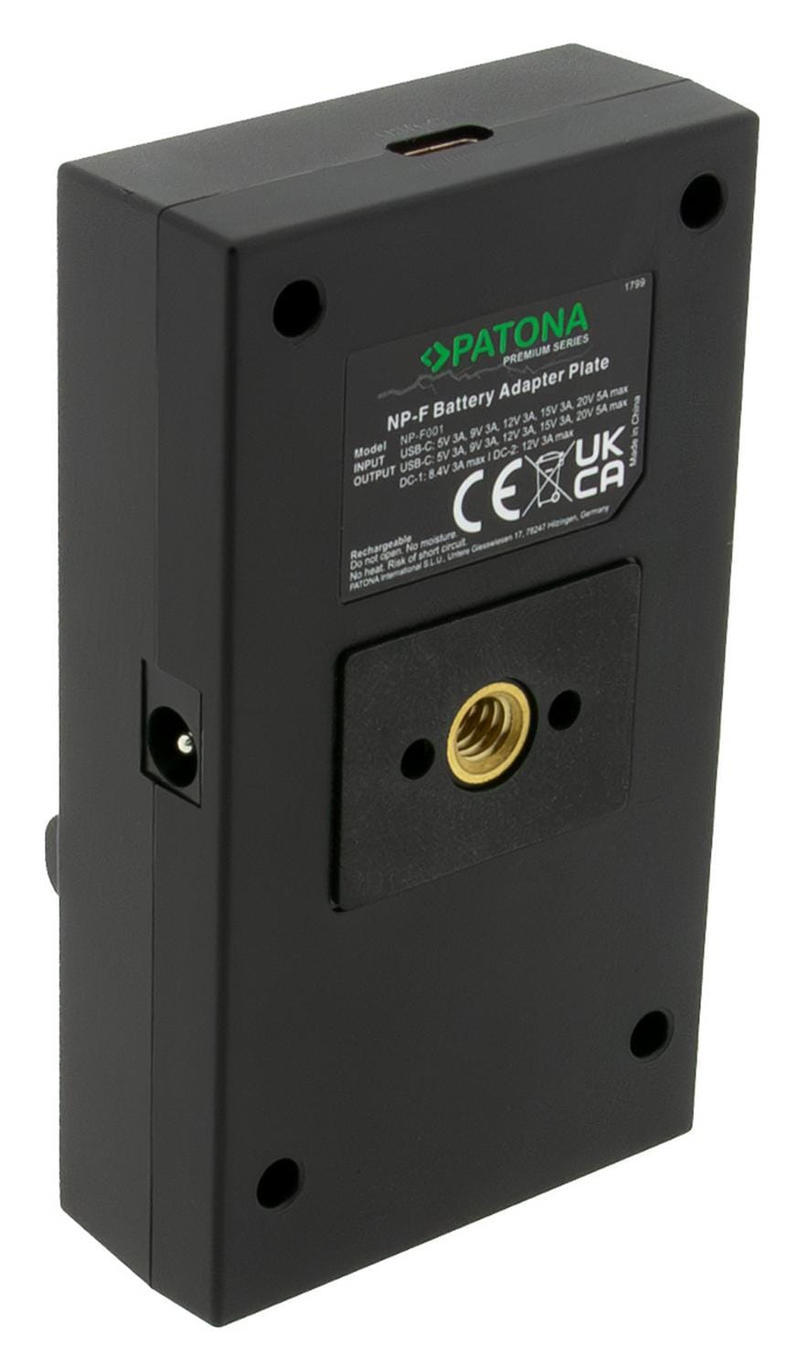 PATONA Premium Multi Adapter & Charger für Sony NP-F Serie PD30W USB-C DC5521 DC5525 DC8V 12V PATONA Premium Multi Adapter & Charger für Sony NP-F Serie PD30W USB-C DC5521 DC5525 DC8V 12V