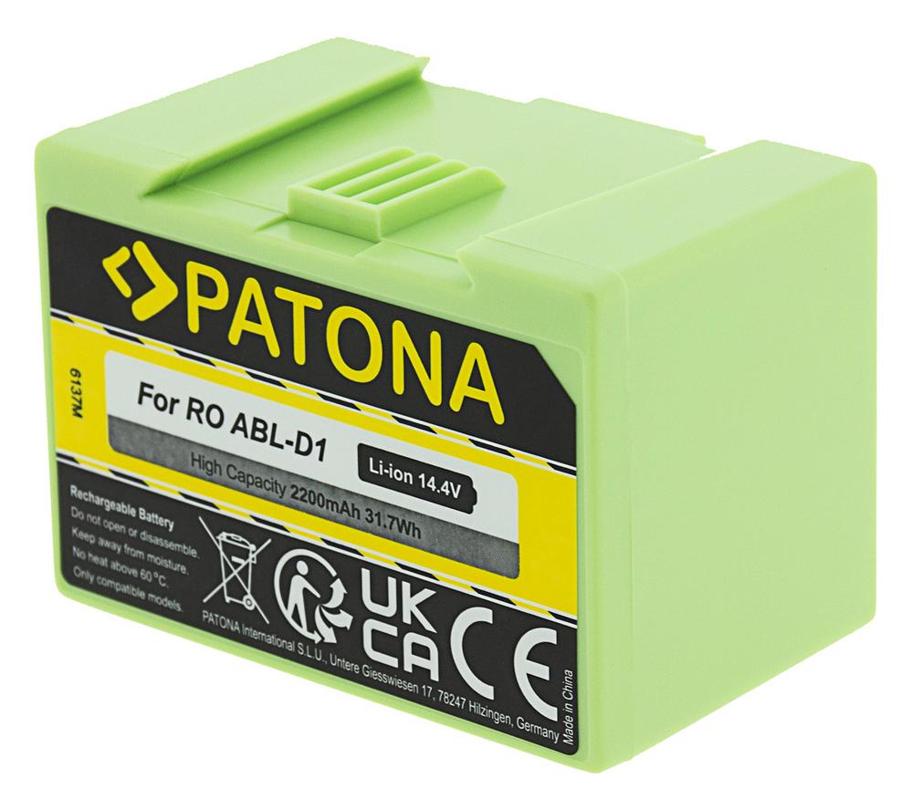 PATONA Akku 2200mAh für iRobot e5 e6 i3 i3+ i4 i4+ i7 i7+ Serie ABL-D1 4624864