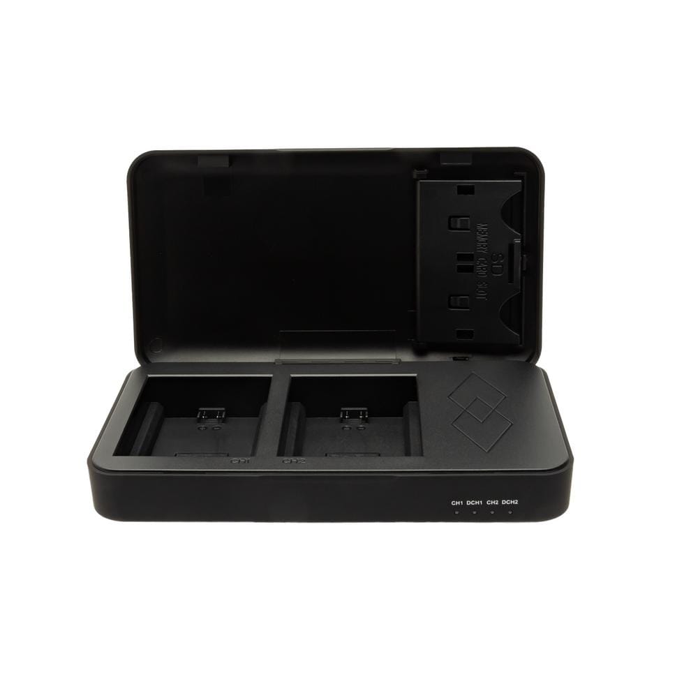 PATONA Dual Ladegerät für Fuji NP-W235 XT4 X-T4 mit Powerbankfunktion und Speicherkartenaufbewahrung