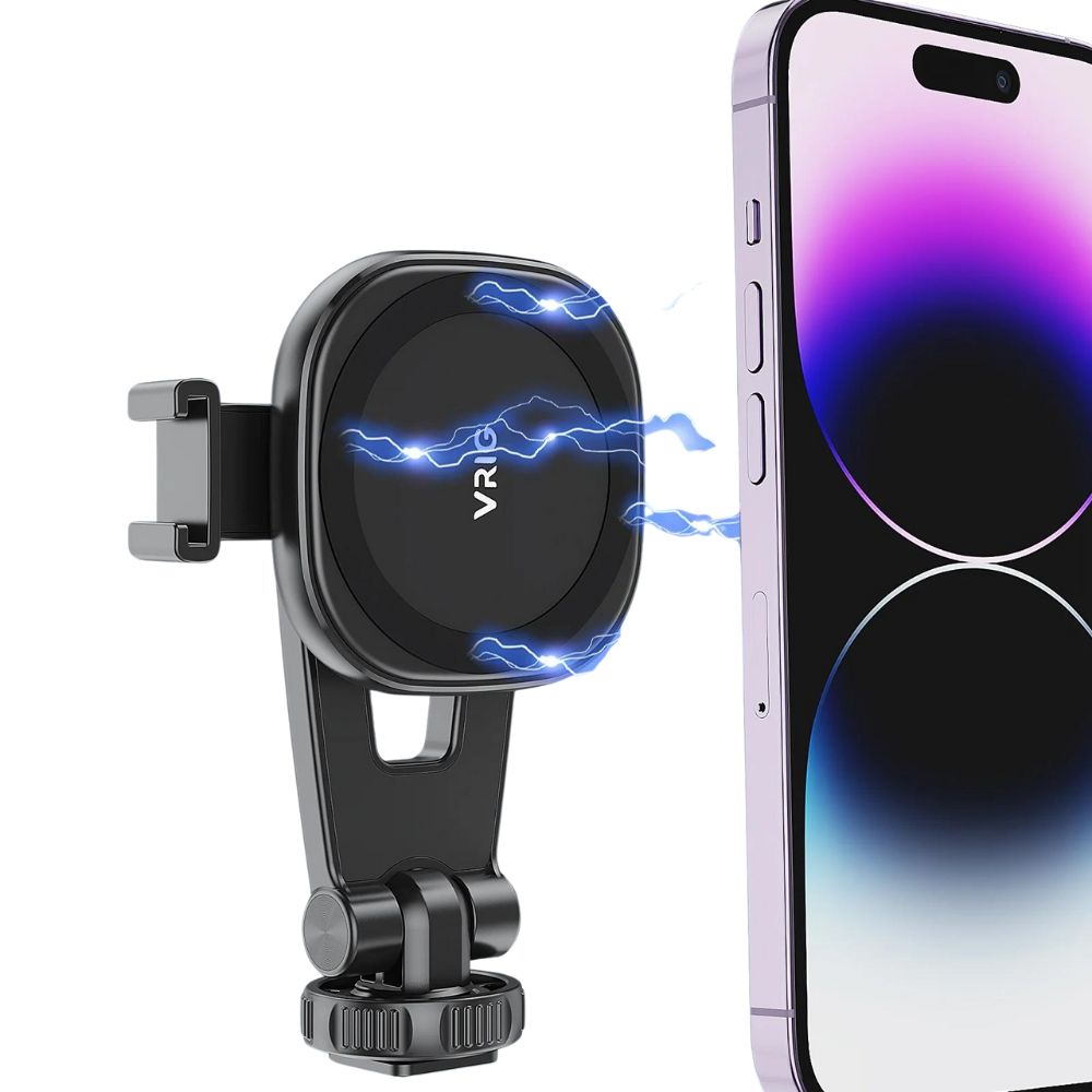 Magnetische Smartphone Stativhalterung mit Magsafe und Blitzschuh Magnetische Smartphone Stativhalterung mit Magsafe und Blitzschuh