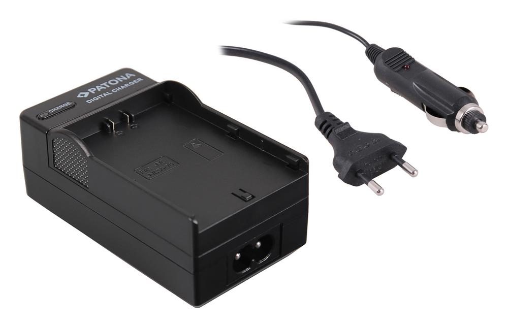 PATONA 2in1 Ladegerät für JVC SSL-75 SSL-JVC50 SSL-JVC75 HM600 HM650