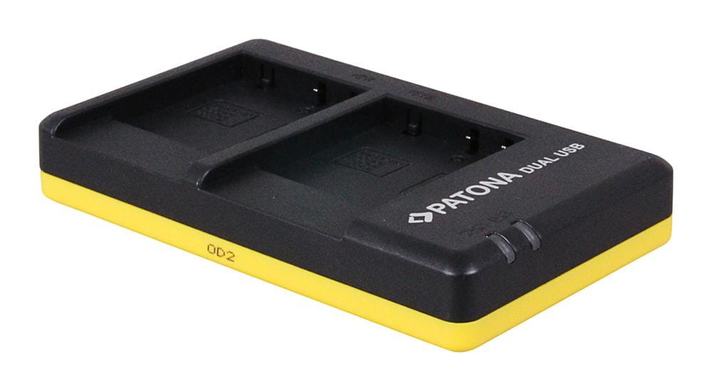 PATONA Dual Schnell-Ladegerät für Panasonic BCG10E BCG10 inkl. Micro-USB Kabel