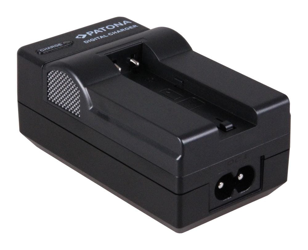 PATONA 2in1 Ladegerät für Samsung SLB-0637 L77 Dimage X60 X50