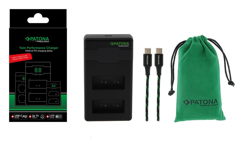 PATONA Premium Twin Performance PD Ladegerät für Fuji NP-W126 HS30 EXR HS30EXR HS-30EXR HS33 EXR HS33EXR HS-33EXR XPro 1 PATONA Premium Twin Performance PD Ladegerät für Fuji NP-W126 HS30 EXR HS30EXR HS-30EXR HS33 EXR HS33EXR HS-33EXR XPro 1