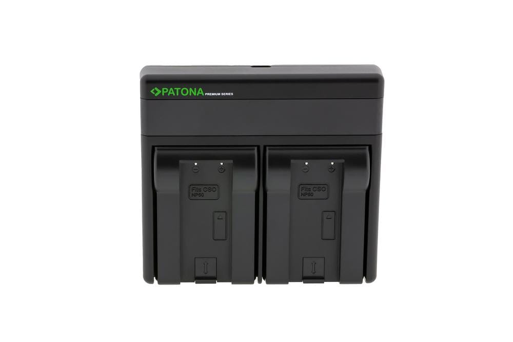 PATONA Premium Dual PD Performance Ladegerät für Casio NP-50 inkl. USB‑C Input Output PATONA Premium Dual PD Performance Ladegerät für Casio NP-50 inkl. USB‑C Input Output