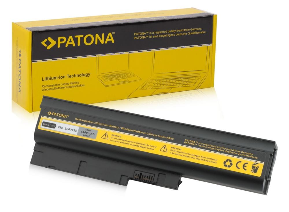 PATONA Akku für IBM Lenovo ThinkPad T61 T60 R61 4400mAh PATONA Akku für IBM Lenovo ThinkPad T61 T60 R61 4400mAh
