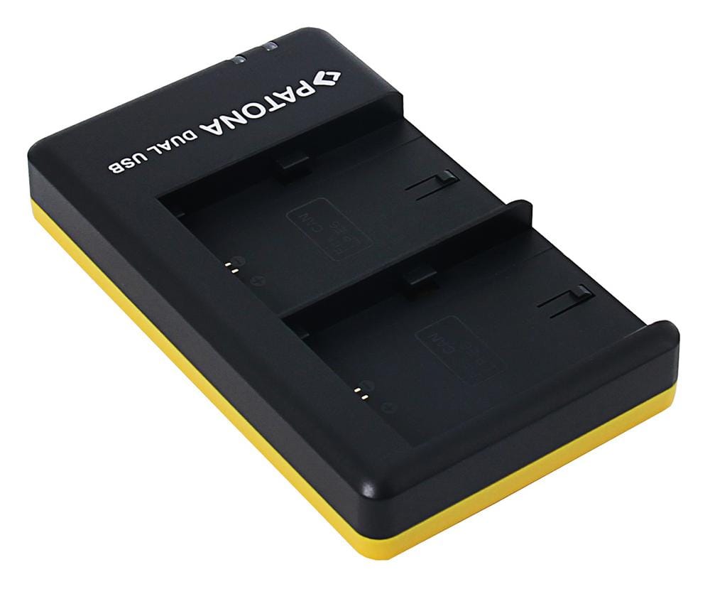 PATONA Dual Schnell-Ladegerät für Canon LP-E6 LPE6 inkl. USB-C Kabel