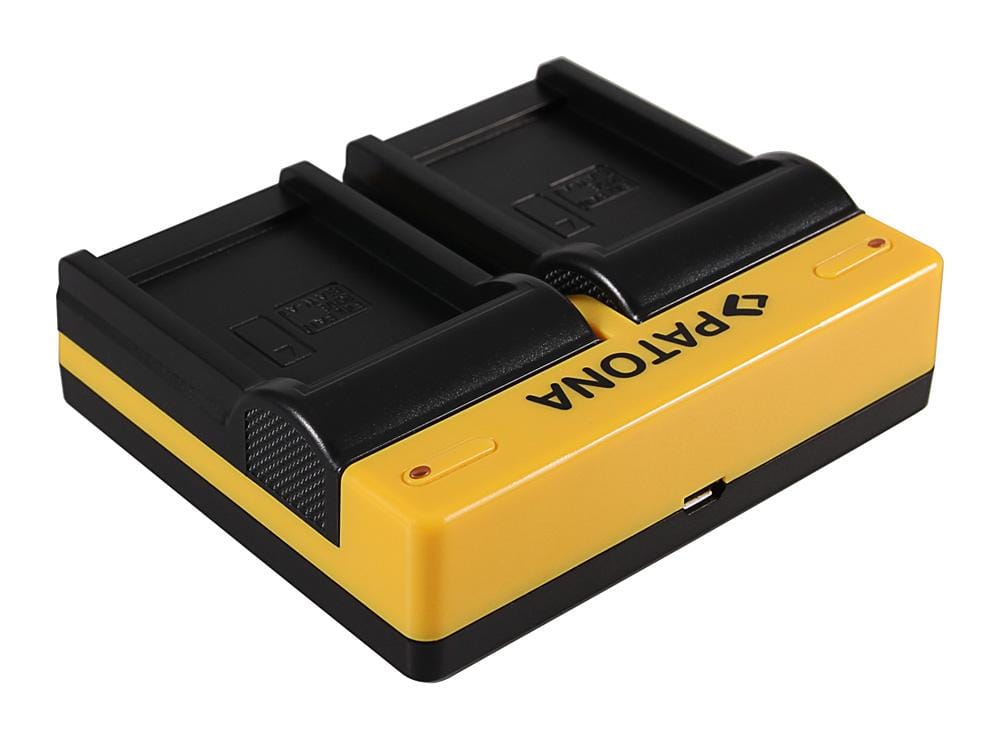 PATONA Dual Ladegerät für Actionpro X7 ISAW A1 A2 A3 BCH7E X7 X7 ISAW A1 A2 A3 BCH7E X7 inkl. Micro-USB Kabel