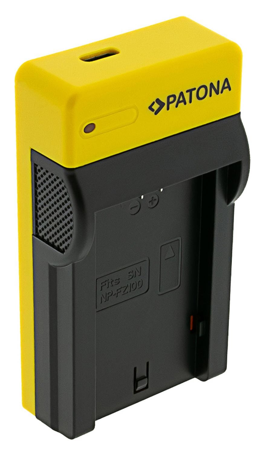 PATONA Slim USB Ladegerät mit USB‑C Input für Sony NP‑FZ100 A7 III A7M3 Alpha 7 III A7 R III A7RM3