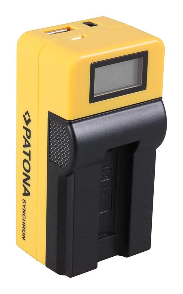 PATONA Synchron USB Ladegerät für Canon NB9L NB-9L mit LCD-Display