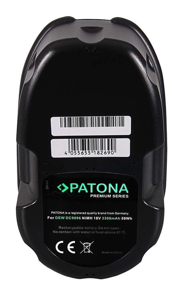 PATONA Premium Akku für Dewalt DC9096 DC212KB DC212N Dewalt BSA82KA DC010 DC019