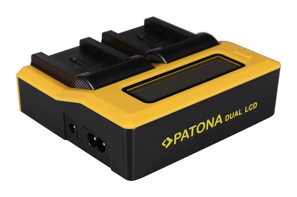 PATONA Dual LCD USB Ladegerät für Canon BP808 BP-808 BP819 BP-819 BP820 BP-820