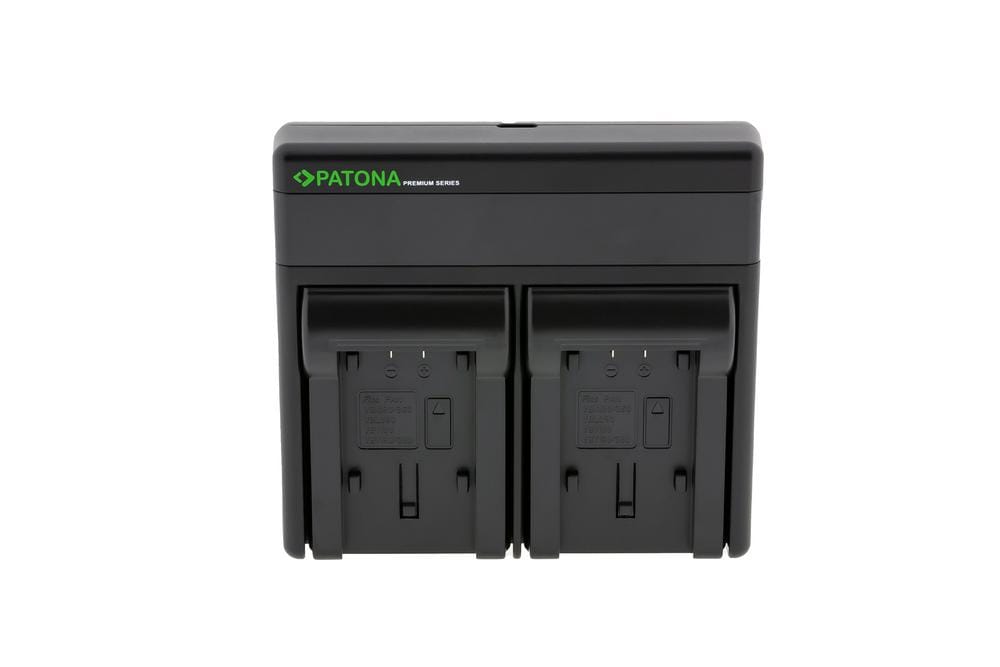 PATONA Premium Dual PD Performance Ladegerät für Panasonic VW-VBK180 inkl. USB‑C Input/Output