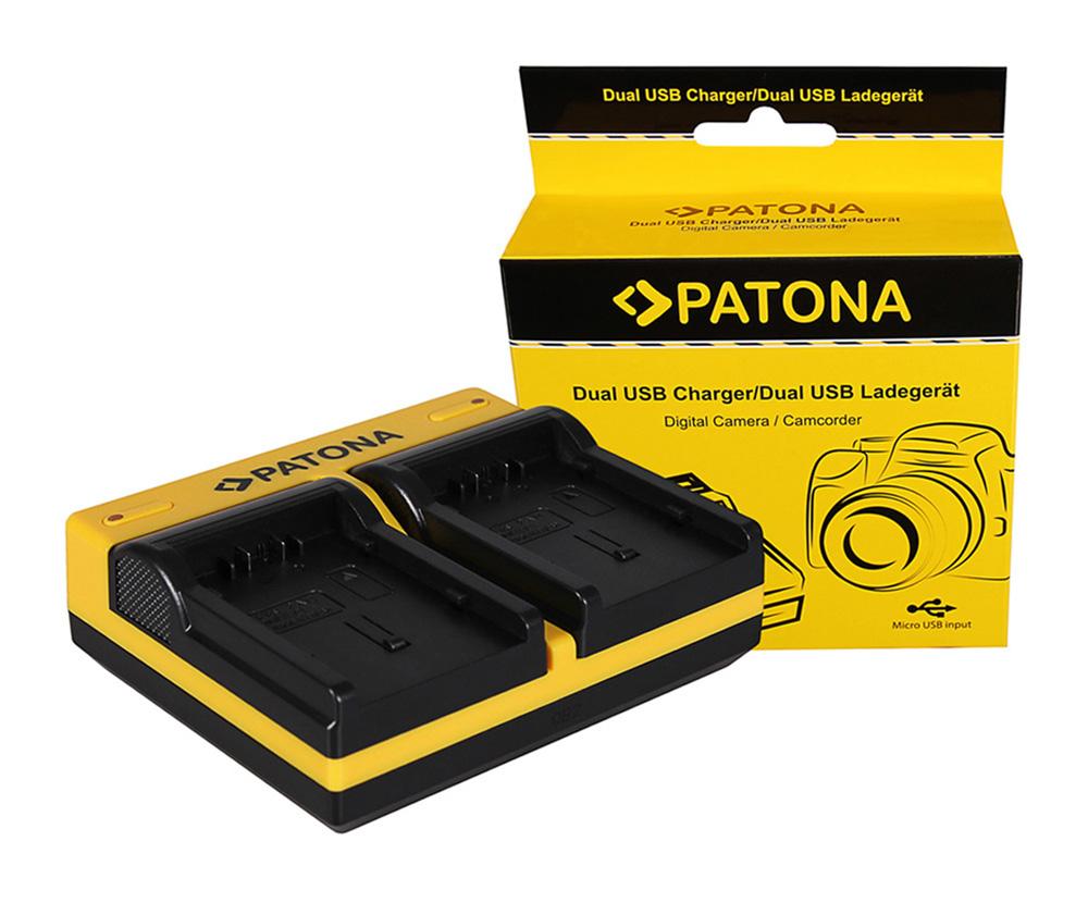 PATONA Dual Ladegerät für Hitachi DZMV350A DZMV350A DZ-MV350A DZ-MV350A DZMV350E inkl. Micro-USB Kabel PATONA Dual Ladegerät für Hitachi DZMV350A DZMV350A DZ-MV350A DZ-MV350A DZMV350E inkl. Micro-USB Kabel