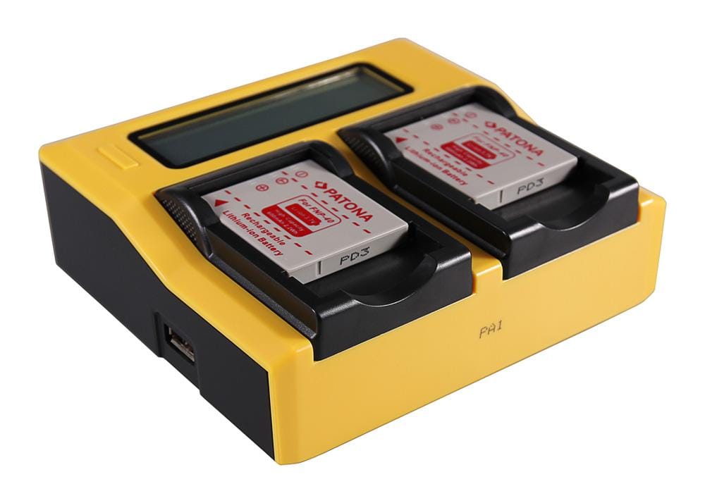 PATONA Dual LCD USB Ladegerät für Fujifilm Fuji NP-40 Finepix F30 F-30 F31 F-31 F31fd F-31fd F402 PATONA Dual LCD USB Ladegerät für Fujifilm Fuji NP-40 Finepix F30 F-30 F31 F-31 F31fd F-31fd F402