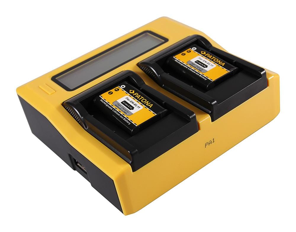 PATONA Dual LCD USB Ladegerät für Casio Nikon EN-EL11 TR350 TR-350 Nikon EN-EL11 PATONA Dual LCD USB Ladegerät für Casio Nikon EN-EL11 TR350 TR-350 Nikon EN-EL11