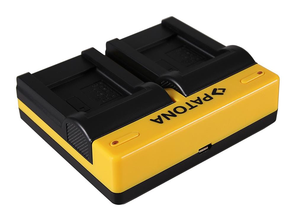 PATONA Dual Ladegerät für Kodak Klic 7006, Olympus Li‑40B inkl. Micro‑USB Kabel PATONA Dual Ladegerät für Kodak Klic 7006, Olympus Li‑40B inkl. Micro‑USB Kabel