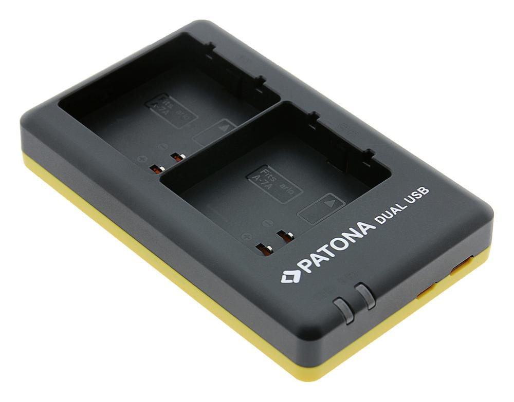 PATONA Dual USB Ladegerät für Arlo A-7A A-14 Pro 3 Pro 4 FB-1001 2GB VML2030 Ultra 2 inkl. USB‑C Kabel