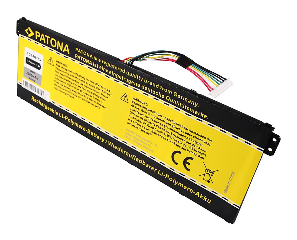 PATONA Akku für Acer AC14B18J Aspire E3-111 E3-112 E3-112M ES1-511 ES1-512 4ICP PATONA Akku für Acer AC14B18J Aspire E3-111 E3-112 E3-112M ES1-511 ES1-512 4ICP