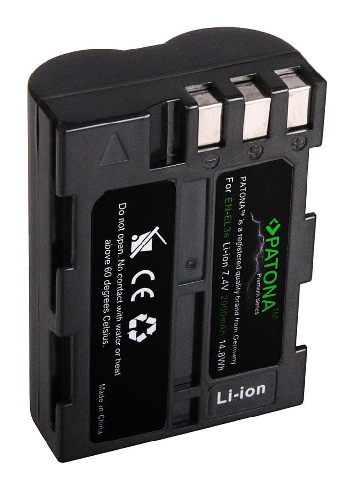 PATONA Premium Akku für Nikon D700 D300 D200 D100 D80 D70 D50 EN-EL3e