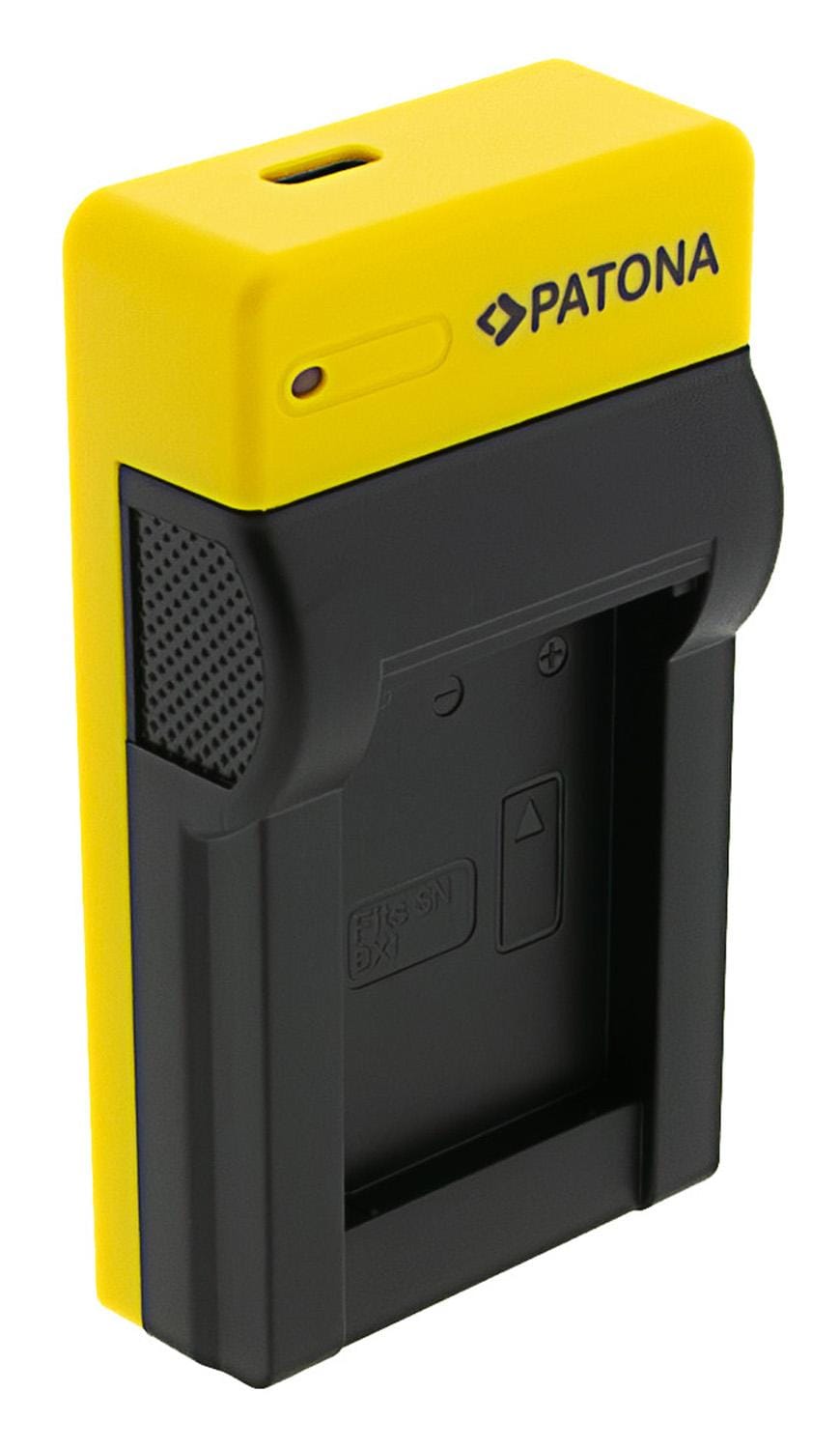 PATONA Slim USB Ladegerät mit USB‑C Input für Sony NP‑BX1 BX BX1 NP‑BX1 Cybershot DSC HX300 DSC HX50