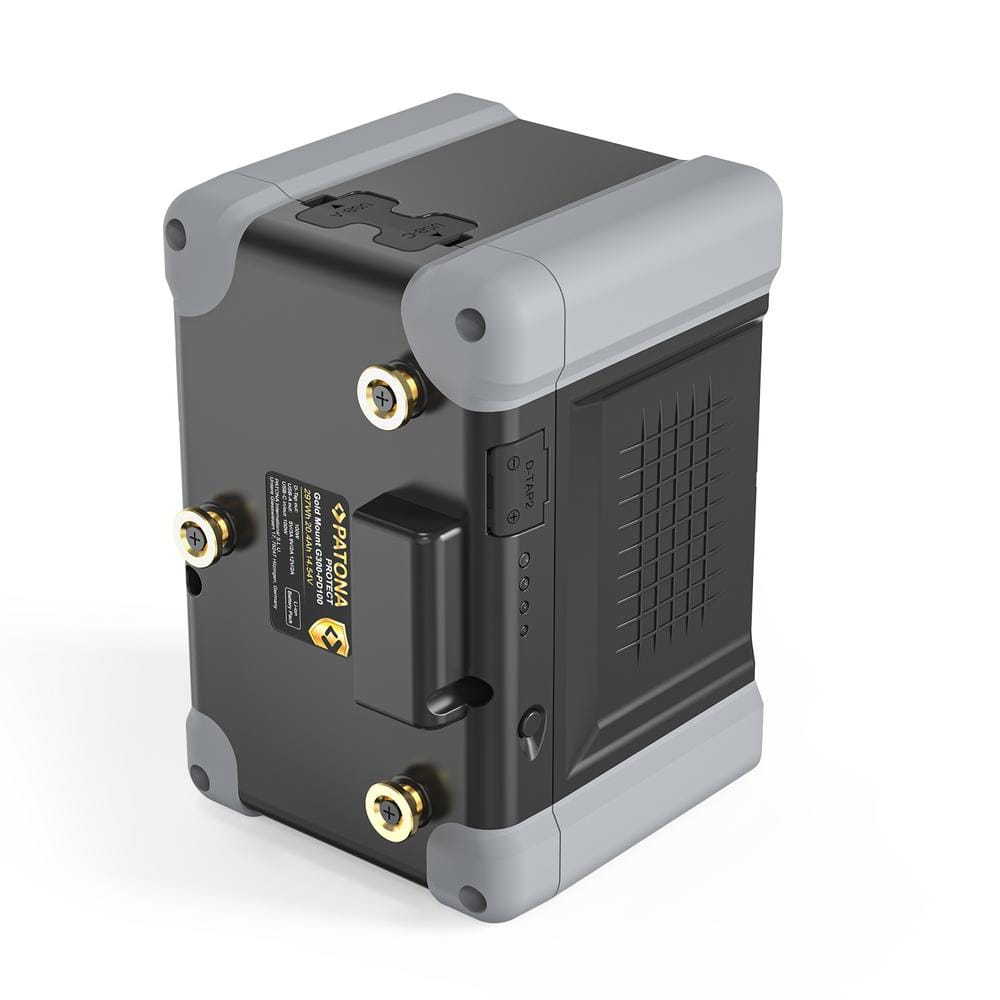 PATONA PROTECT Gold Mount Akku G300 PD100 297Wh USB‑C USB‑A 2 x D‑Tap für Canon Panasonic Sony Gold Mount PATONA PROTECT Gold Mount Akku G300 PD100 297Wh USB‑C USB‑A 2 x D‑Tap für Canon Panasonic Sony Gold Mount
