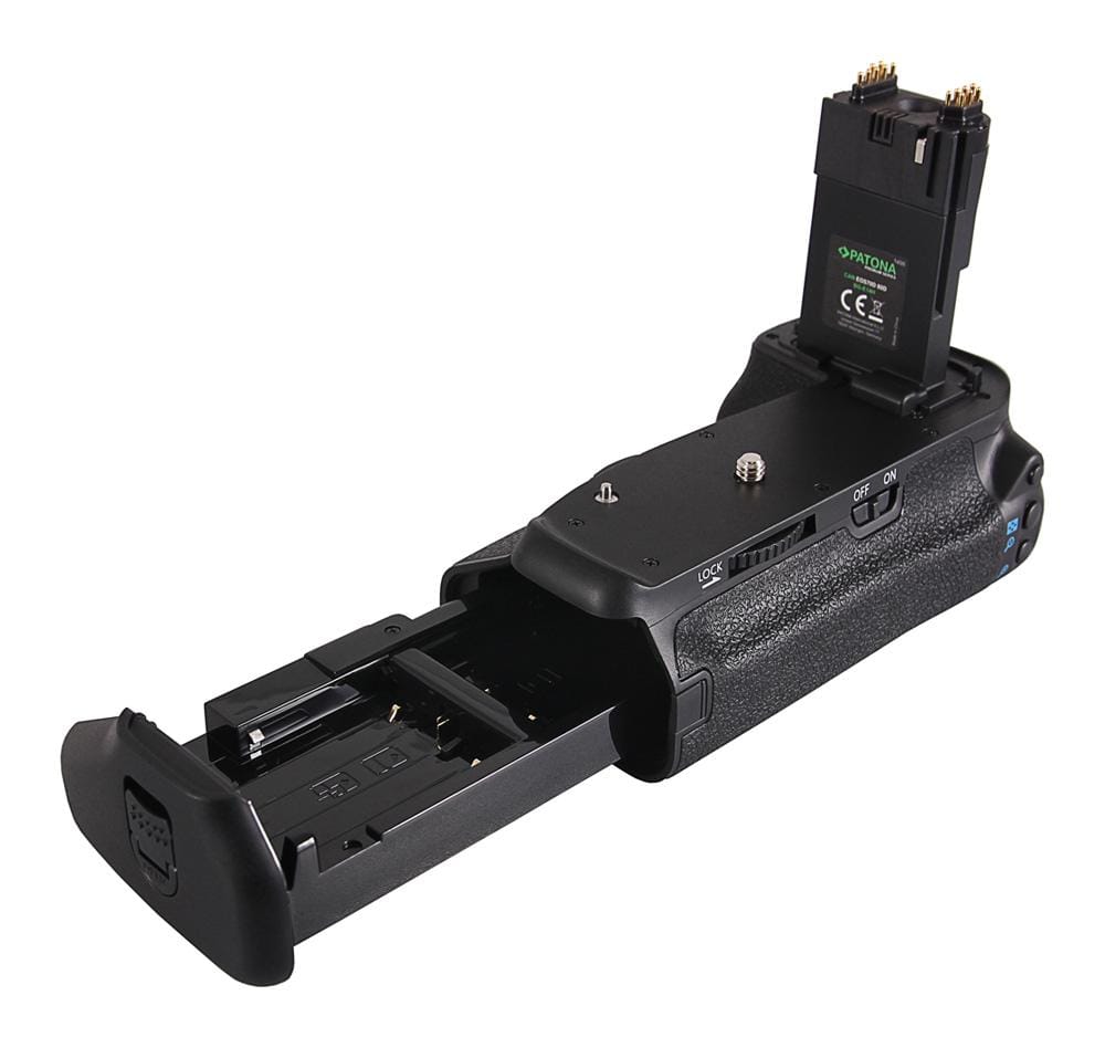 PATONA Premium Batteriegriff für Canon EOS 70D 80D 90D BG-E14H für 2 LP-E6 Akkus inkl. IR‑Fernbedienung PATONA Premium Batteriegriff für Canon EOS 70D 80D 90D BG-E14H für 2 LP-E6 Akkus inkl. IR‑Fernbedienung