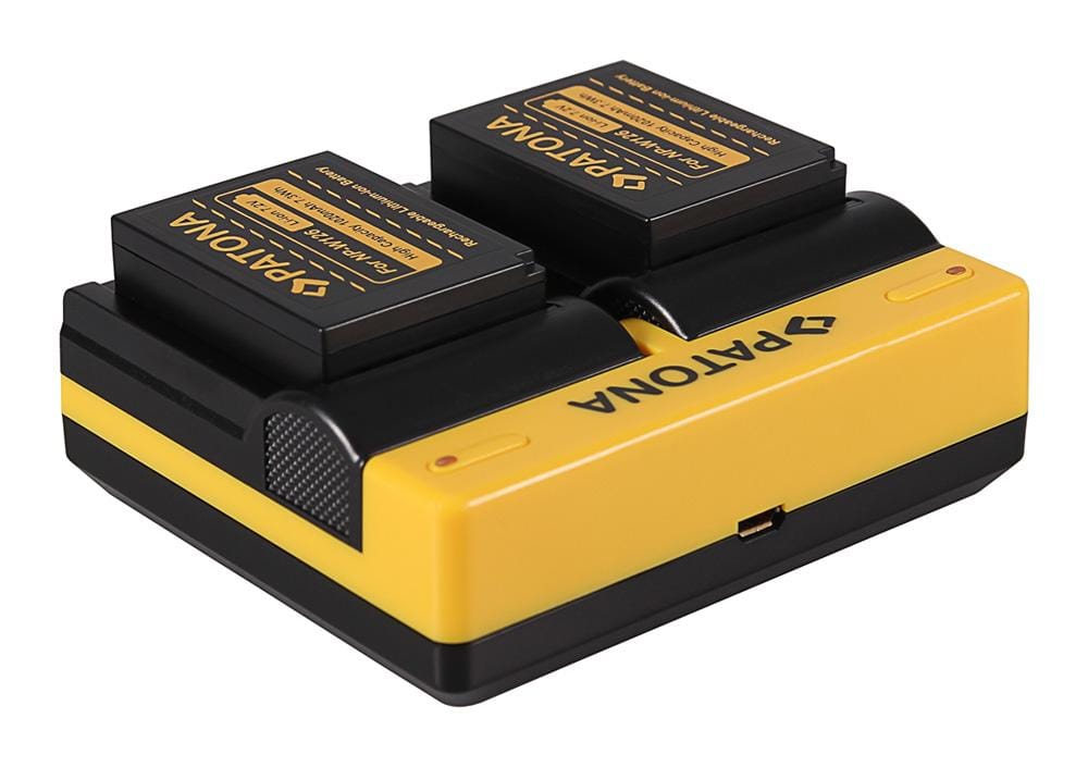 PATONA Dual Ladegerät für Fujifilm Fuji NP-W126 FinePix HS30 EXR HS30EXR HS-30EXR HS33 inkl. Micro-USB PATONA Dual Ladegerät für Fujifilm Fuji NP-W126 FinePix HS30 EXR HS30EXR HS-30EXR HS33 inkl. Micro-USB