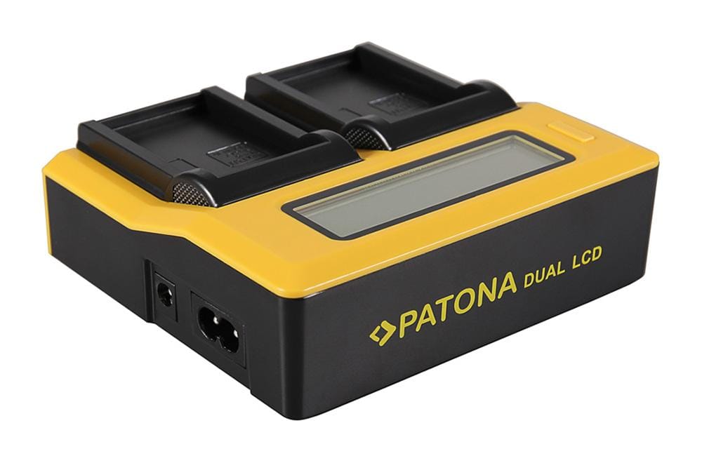 PATONA Dual LCD USB Ladegerät für Olympus BLS1 BLS5 PSBLS1 PS-BLS1