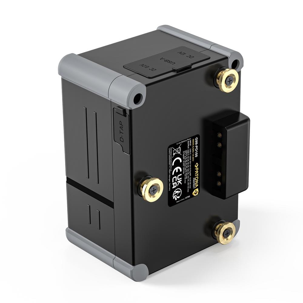 PATONA PROTECT Gold Mount Akku G99‑PD100 99 Wh für Canon Panasonic Sony