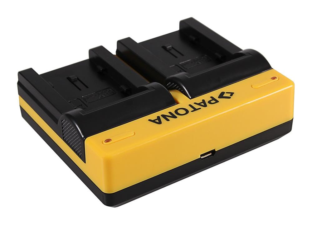 PATONA Dual Ladegerät für JVC BN-VG107U Everio GZHM965 GZ-HM965 GZHM970 GZ-HM970 inkl. Micro-USB Kabel
