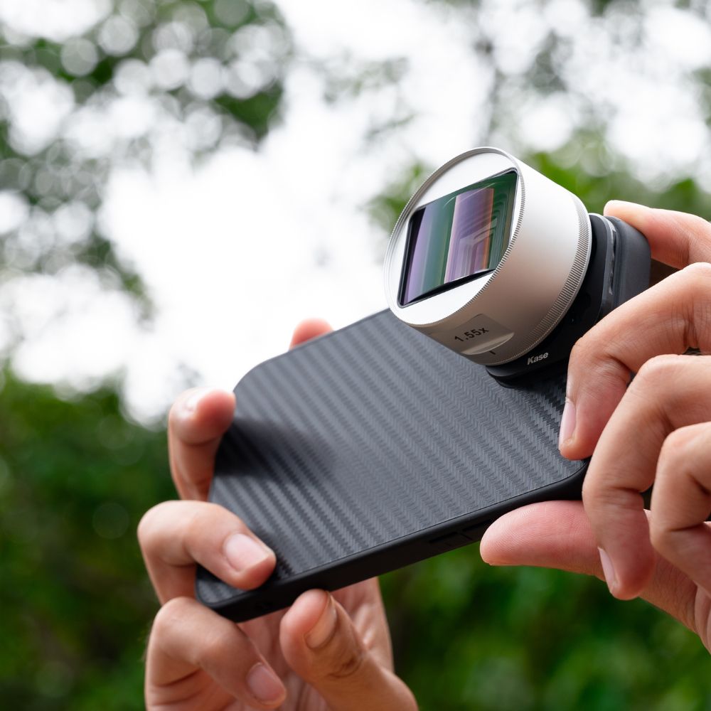 Smartphone 1.55x Anamorphic Objektiv Blue Flare Smartphone 1.55x Anamorphic Objektiv Blue Flare