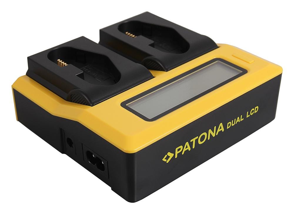 PATONA Dual LCD USB Ladegerät für Canon LP-E4 LP-E19 EOS 1D 1DS Mark III 1D Mark IV 1DX Mark II
